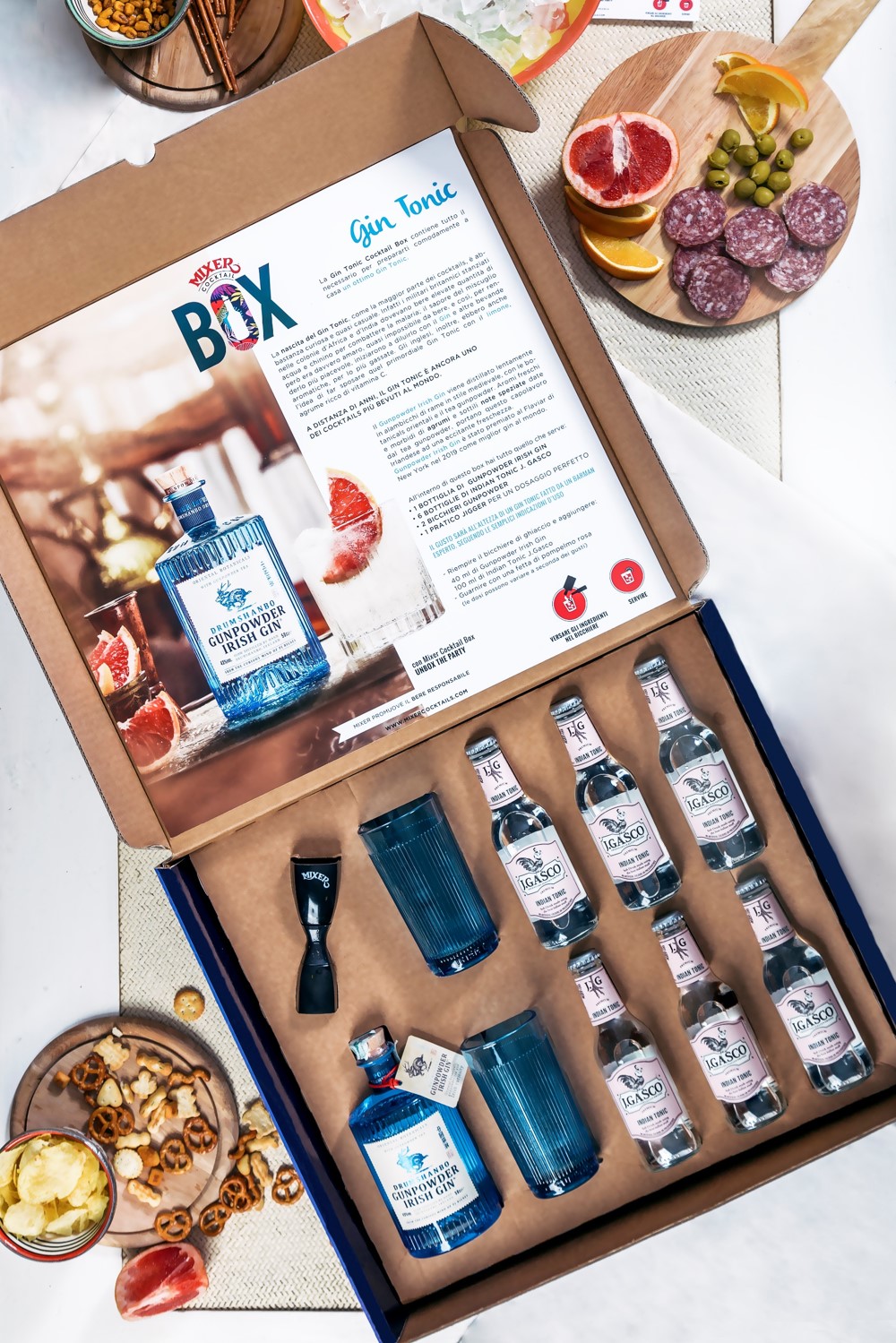 Gin Tonic Cocktail Box - Mixer - Cocktails
